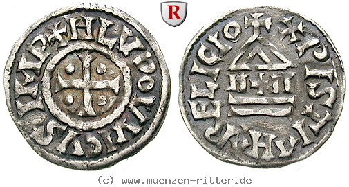 Klicken Sie auf das Bild um es auf Ihrem Rechner zu speichern karolinger-ludwig-der-fromme-denar/68138.jpg