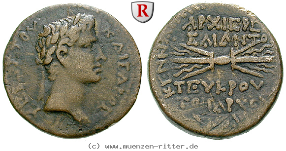 Klicken Sie auf das Bild um es auf Ihrem Rechner zu speichern kilikien-ajax-hoher-priester-von-olba-und-toparchos-von-lalassis-und-kennatis-bronze/56830.jpg