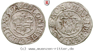 Klicken Sie auf das Bild um es auf Ihrem Rechner zu speichern koeln-bistum-maximilian-heinrich-von-bayern-8-heller/13752.jpg