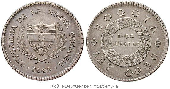 Klicken Sie auf das Bild um es auf Ihrem Rechner zu speichern kolumbien-neugranada-2-reales/13419.jpg