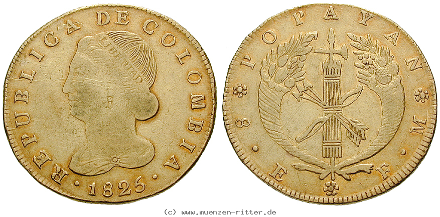 Klicken Sie auf das Bild um es auf Ihrem Rechner zu speichern kolumbien-republik-kolumbien-8-escudos/18343.jpg