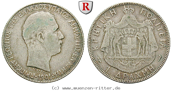 Klicken Sie auf das Bild um es auf Ihrem Rechner zu speichern kreta-georg-drachme/68955.jpg
