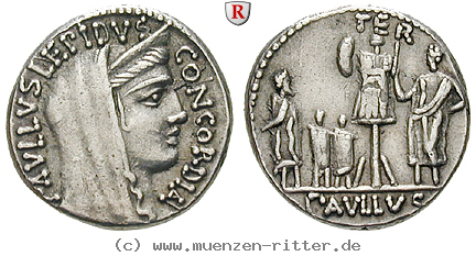 Klicken Sie auf das Bild um es auf Ihrem Rechner zu speichern l-aemilius-lepidus-paullus-denar/76194.jpg