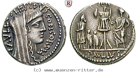 Klicken Sie auf das Bild um es auf Ihrem Rechner zu speichern l-aemilius-lepidus-paullus-denar/82157.jpg
