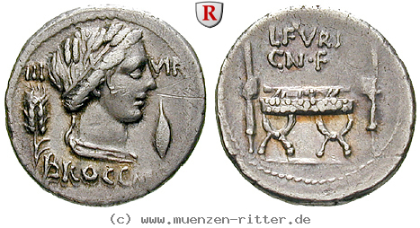 Klicken Sie auf das Bild um es auf Ihrem Rechner zu speichern l-furius-brocchus-denar/82153.jpg
