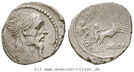 Klicken Sie auf das Bild um es auf Ihrem Rechner zu speichern l-hostilius-saserna-denar/21118.jpg
