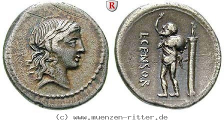 Klicken Sie auf das Bild um es auf Ihrem Rechner zu speichern l-marcius-censorinus-denar/100089.jpg