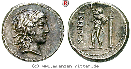 Klicken Sie auf das Bild um es auf Ihrem Rechner zu speichern l-marcius-censorinus-denar/67315.jpg