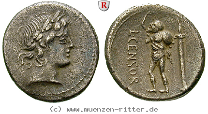 Klicken Sie auf das Bild um es auf Ihrem Rechner zu speichern l-marcius-censorinus-denar/89953.jpg