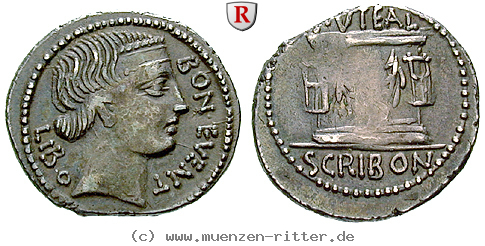 Klicken Sie auf das Bild um es auf Ihrem Rechner zu speichern l-scribonius-libo-denar/76668.jpg