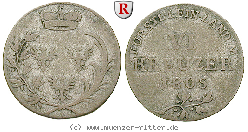 leiningen-grafschaft-karl-friedrich-wilhelm-6-kreuzer/41106.jpg