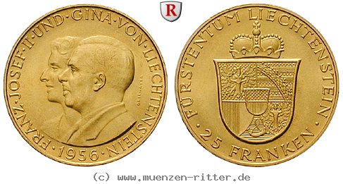 Klicken Sie auf das Bild um es auf Ihrem Rechner zu speichern liechtenstein-franz-josef-ii-25-franken/17393.jpg