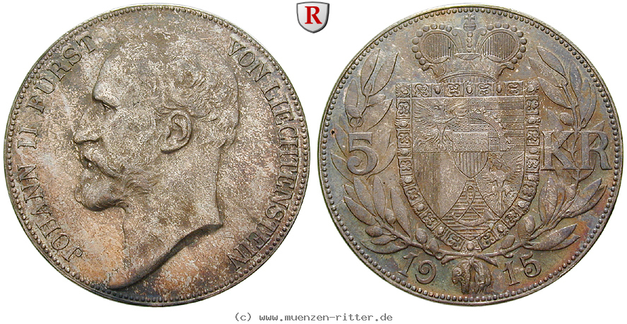 Klicken Sie auf das Bild um es auf Ihrem Rechner zu speichern liechtenstein-johann-ii-5-kronen/94344.jpg