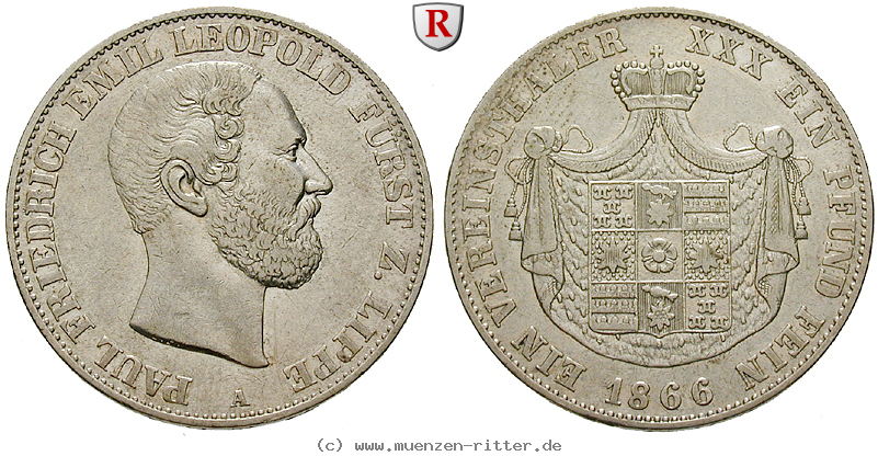 lippe-grafschaft-paul-friedrich-emil-leopold-vereinstaler/eadt2614.jpg