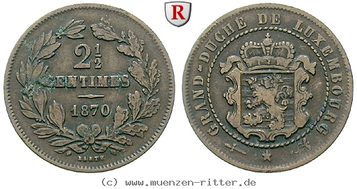 Klicken Sie auf das Bild um es auf Ihrem Rechner zu speichern luxemburg-willem-iii-der-niederlande-2-1-2-centimes/62921.jpg