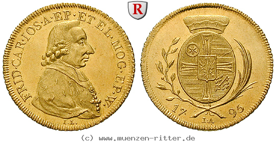 Klicken Sie auf das Bild um es auf Ihrem Rechner zu speichern mainz-bistum-friedrich-karl-joseph-von-erthal-dukat/79790.jpg