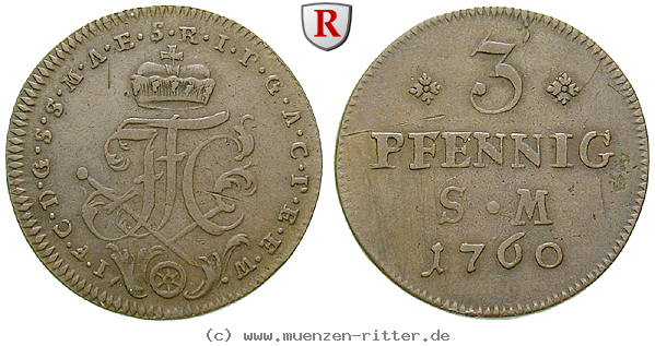 Klicken Sie auf das Bild um es auf Ihrem Rechner zu speichern mainz-bistum-johann-friedrich-karl-von-ostein-3-pfennig/34489.jpg