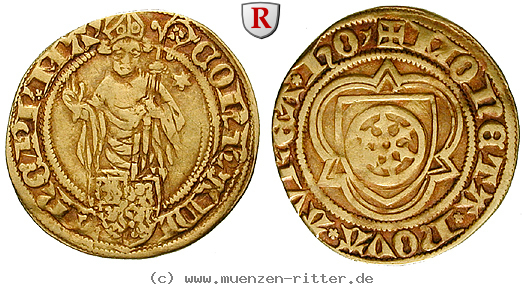 Klicken Sie auf das Bild um es auf Ihrem Rechner zu speichern mainz-bistum-konrad-iii-von-dhaun-goldgulden/94350.jpg