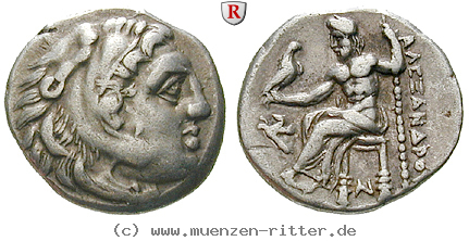 Klicken Sie auf das Bild um es auf Ihrem Rechner zu speichern makedonien-alexander-iii-der-grosse-drachme/80137.jpg