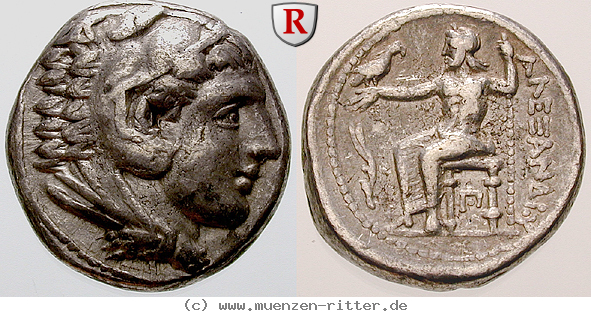 Klicken Sie auf das Bild um es auf Ihrem Rechner zu speichern makedonien-alexander-iii-der-grosse-tetradrachme/23673.jpg