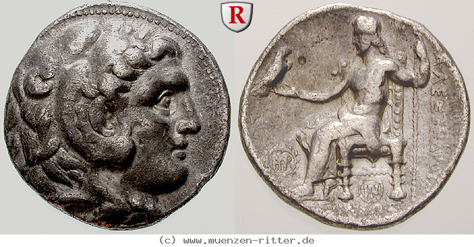 Klicken Sie auf das Bild um es auf Ihrem Rechner zu speichern makedonien-alexander-iii-der-grosse-tetradrachme/23682.jpg