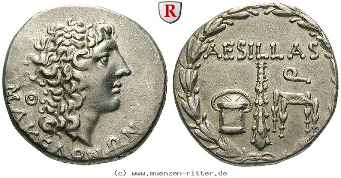 Klicken Sie auf das Bild um es auf Ihrem Rechner zu speichern makedonien-roemische-provinz-aesillas-quaestor-tetradrachme/88347.jpg