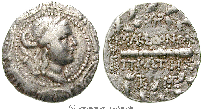 Klicken Sie auf das Bild um es auf Ihrem Rechner zu speichern makedonien-roemische-provinz-freistaat-tetradrachme/22779.jpg