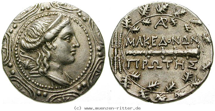Klicken Sie auf das Bild um es auf Ihrem Rechner zu speichern makedonien-roemische-provinz-freistaat-tetradrachme/63242.jpg
