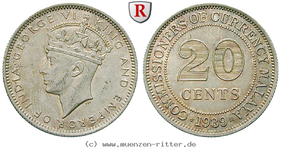 Klicken Sie auf das Bild um es auf Ihrem Rechner zu speichern malaya-george-vi-20-cents/68689.jpg