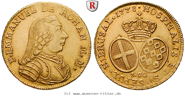 Klicken Sie auf das Bild um es auf Ihrem Rechner zu speichern malta-emmanuel-de-rohan-20-scudi/70656.jpg