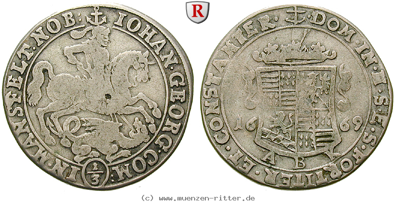 Klicken Sie auf das Bild um es auf Ihrem Rechner zu speichern mansfeld-grafschaft-johann-georg-iii-1-3-taler/47033.jpg