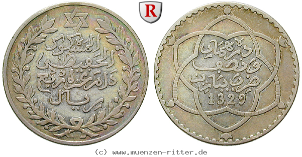 marokko-abd-al-hafiz-2-1-2-dirhams/62949.jpg