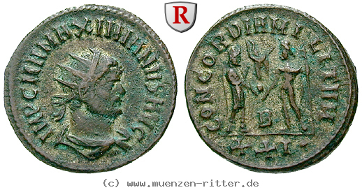 Klicken Sie auf das Bild um es auf Ihrem Rechner zu speichern maximianus-herculius-antoninian/37182.jpg