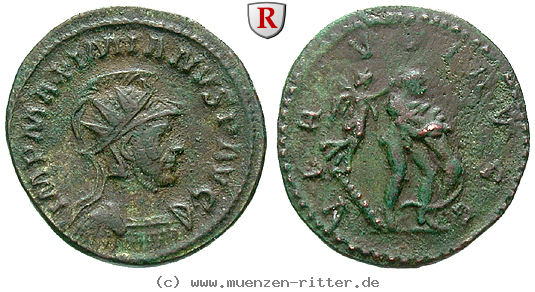 Klicken Sie auf das Bild um es auf Ihrem Rechner zu speichern maximianus-herculius-antoninian/37183.jpg
