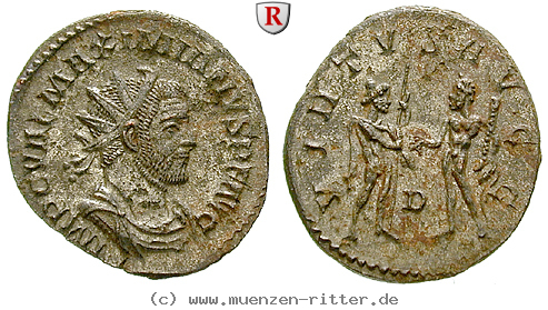 Klicken Sie auf das Bild um es auf Ihrem Rechner zu speichern maximianus-herculius-antoninian/60234.jpg