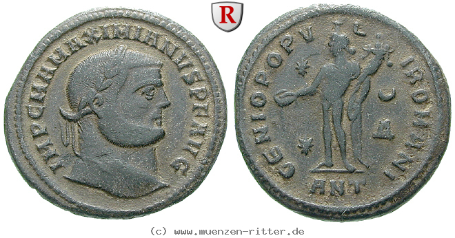 Klicken Sie auf das Bild um es auf Ihrem Rechner zu speichern maximianus-herculius-follis/27318.jpg