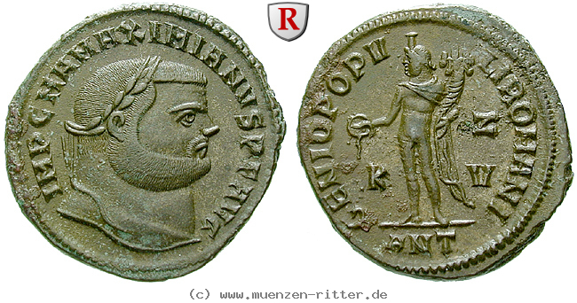 Klicken Sie auf das Bild um es auf Ihrem Rechner zu speichern maximianus-herculius-follis/52120.jpg