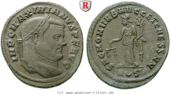 Klicken Sie auf das Bild um es auf Ihrem Rechner zu speichern maximianus-herculius-follis/55202.jpg