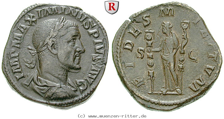 Klicken Sie auf das Bild um es auf Ihrem Rechner zu speichern maximinus-i-sesterz/17264.jpg