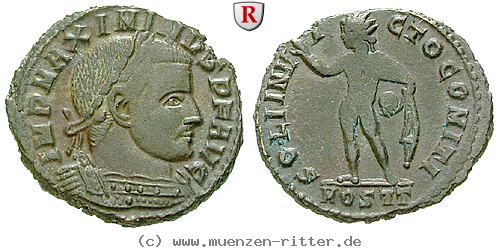 Klicken Sie auf das Bild um es auf Ihrem Rechner zu speichern maximinus-ii--caesar-follis/18310.jpg