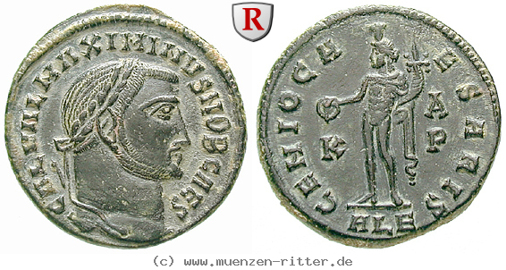 Klicken Sie auf das Bild um es auf Ihrem Rechner zu speichern maximinus-ii--caesar-follis/31858.jpg