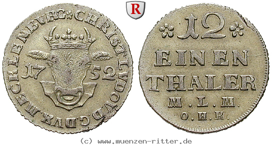 mecklenburg-christian-ludwig-ii-1-12-taler/100884.jpg