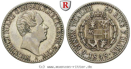mecklenburg-friedrich-franz-ii-1-6-taler/34245.jpg