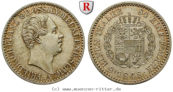 mecklenburg-friedrich-franz-ii-1-6-taler/90809.jpg