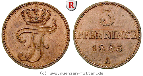 Klicken Sie auf das Bild um es auf Ihrem Rechner zu speichern mecklenburg-friedrich-franz-ii-3-pfennig/31521.jpg