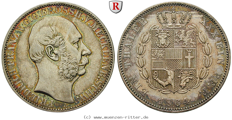 Klicken Sie auf das Bild um es auf Ihrem Rechner zu speichern mecklenburg-friedrich-franz-ii-vereinstaler/90653.jpg