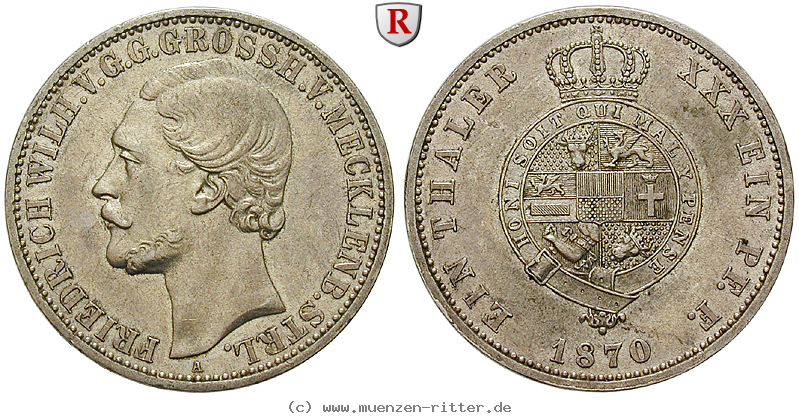 Klicken Sie auf das Bild um es auf Ihrem Rechner zu speichern mecklenburg-friedrich-wilhelm-vereinstaler/96083.jpg