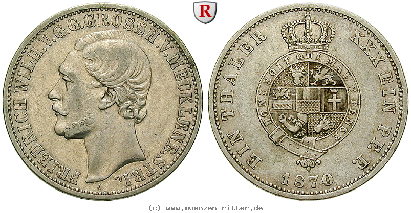 Klicken Sie auf das Bild um es auf Ihrem Rechner zu speichern mecklenburg-friedrich-wilhelm-vereinstaler/eadt2657.jpg
