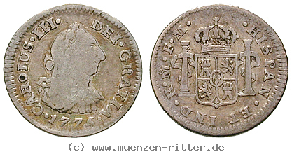 Klicken Sie auf das Bild um es auf Ihrem Rechner zu speichern mexiko-carlos-iii-1-2-real/13075.jpg