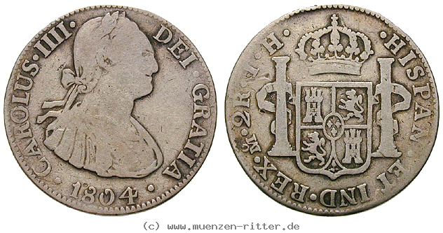 Klicken Sie auf das Bild um es auf Ihrem Rechner zu speichern mexiko-carlos-iv-2-reales/13147.jpg